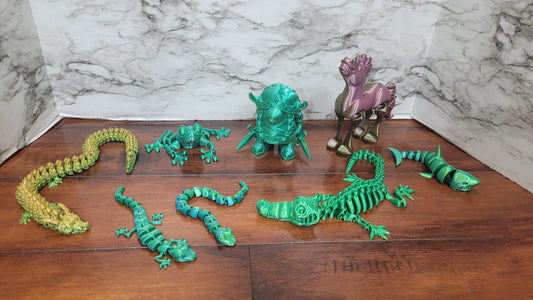 3D Printed Flexi Figures