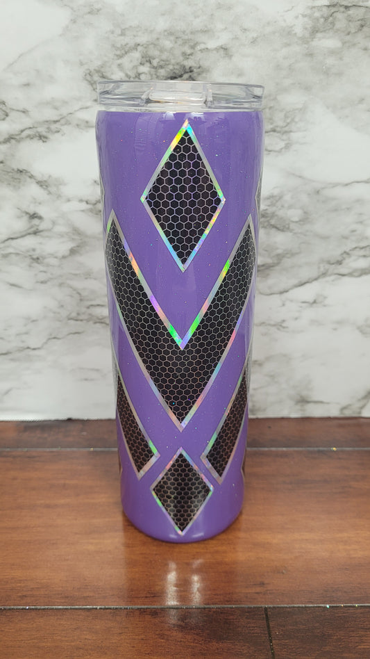 Honeycomb Purple and Black Diamond V