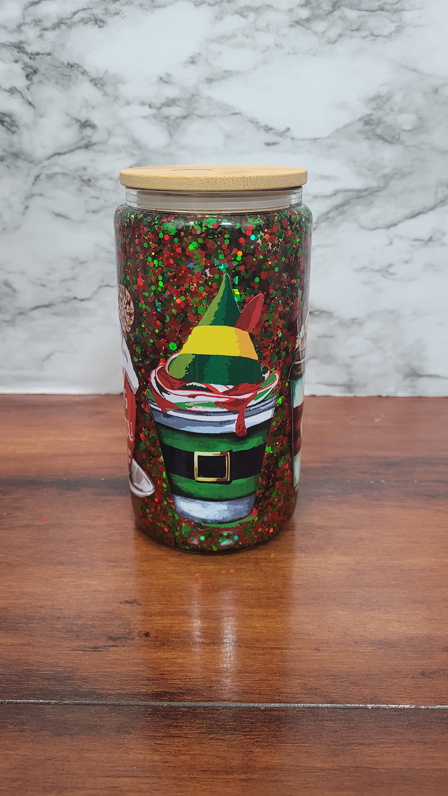 16oz Glitter Globe