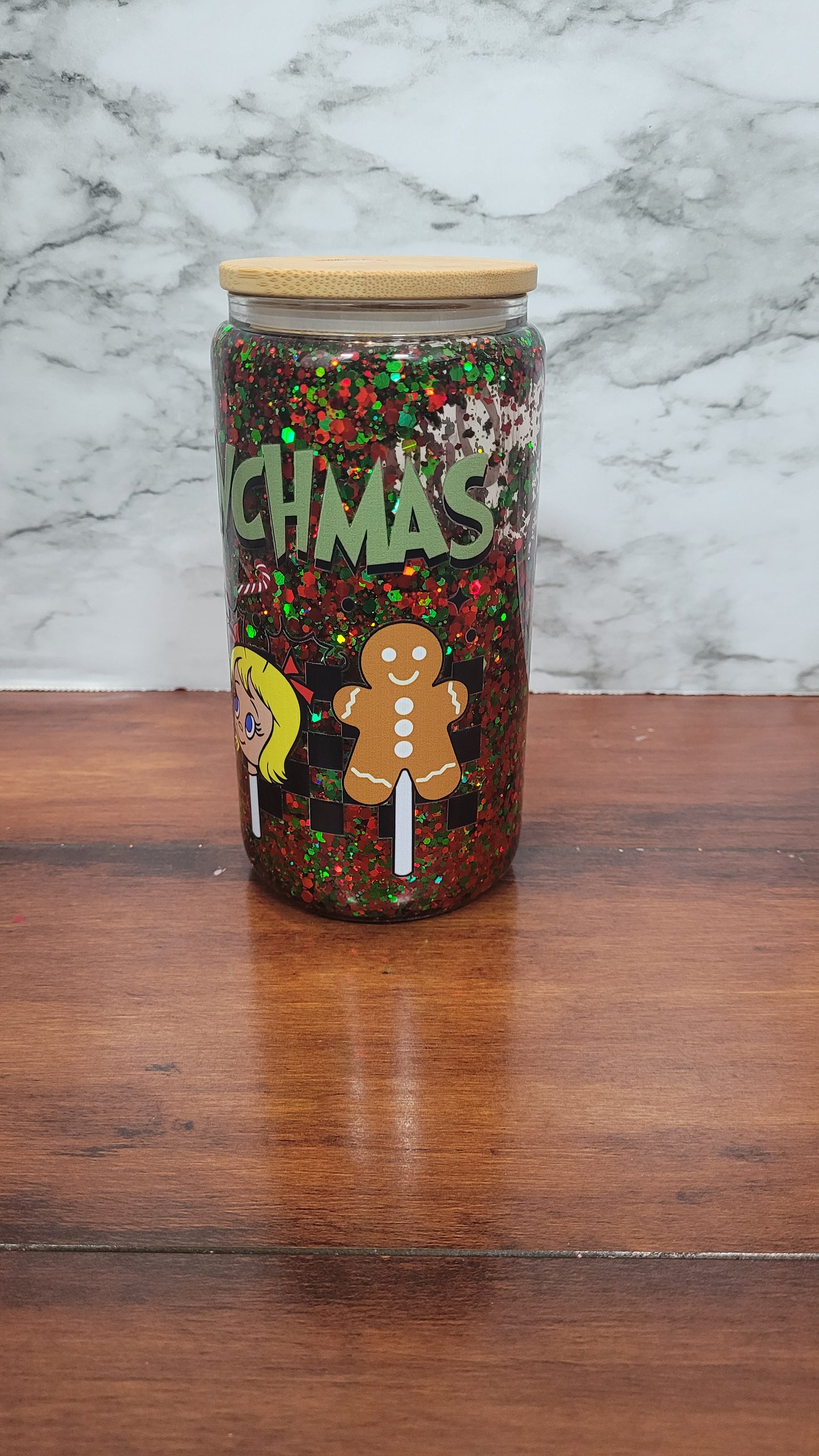 16oz Glitter Globe