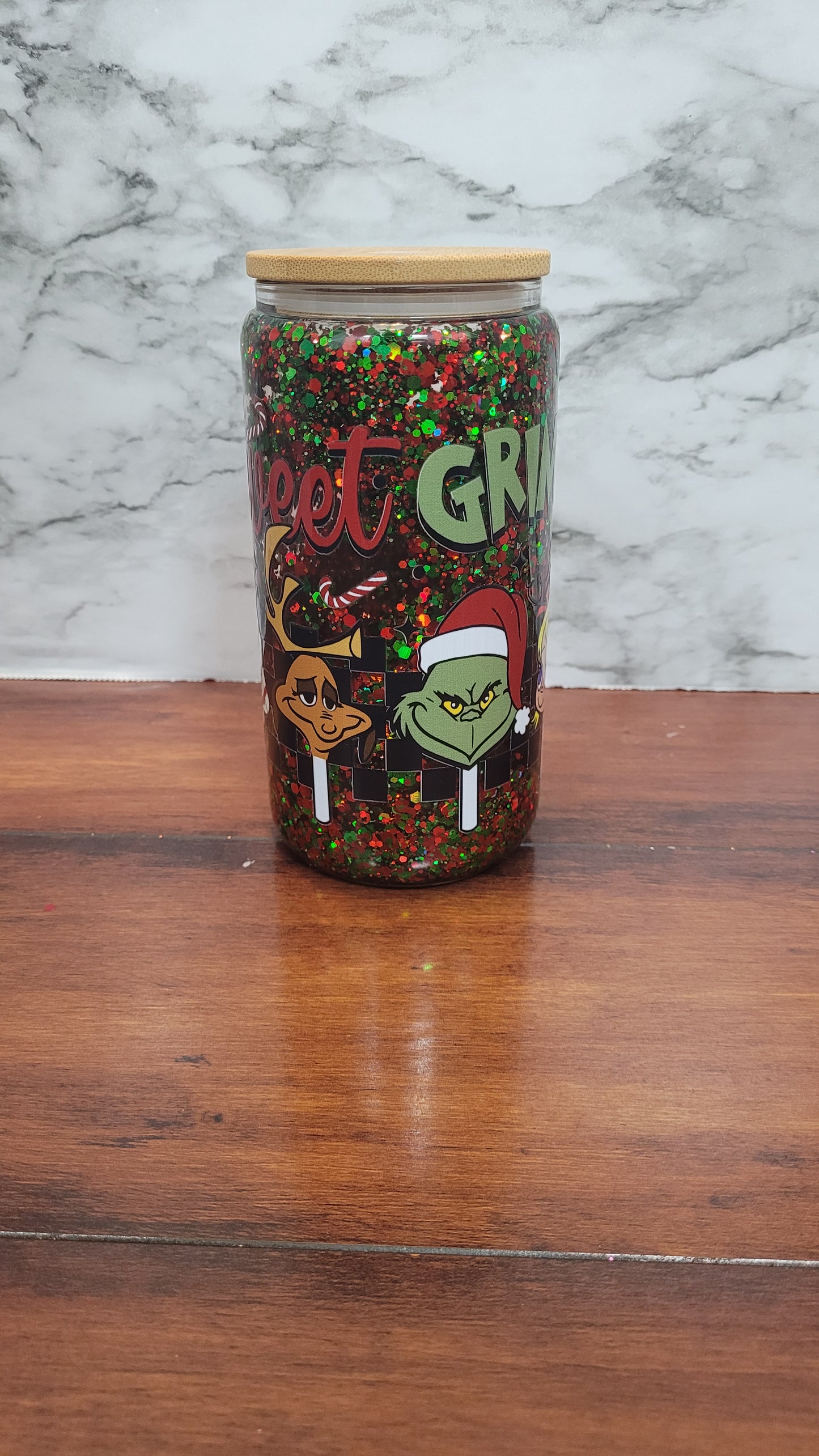 16oz Glitter Globe