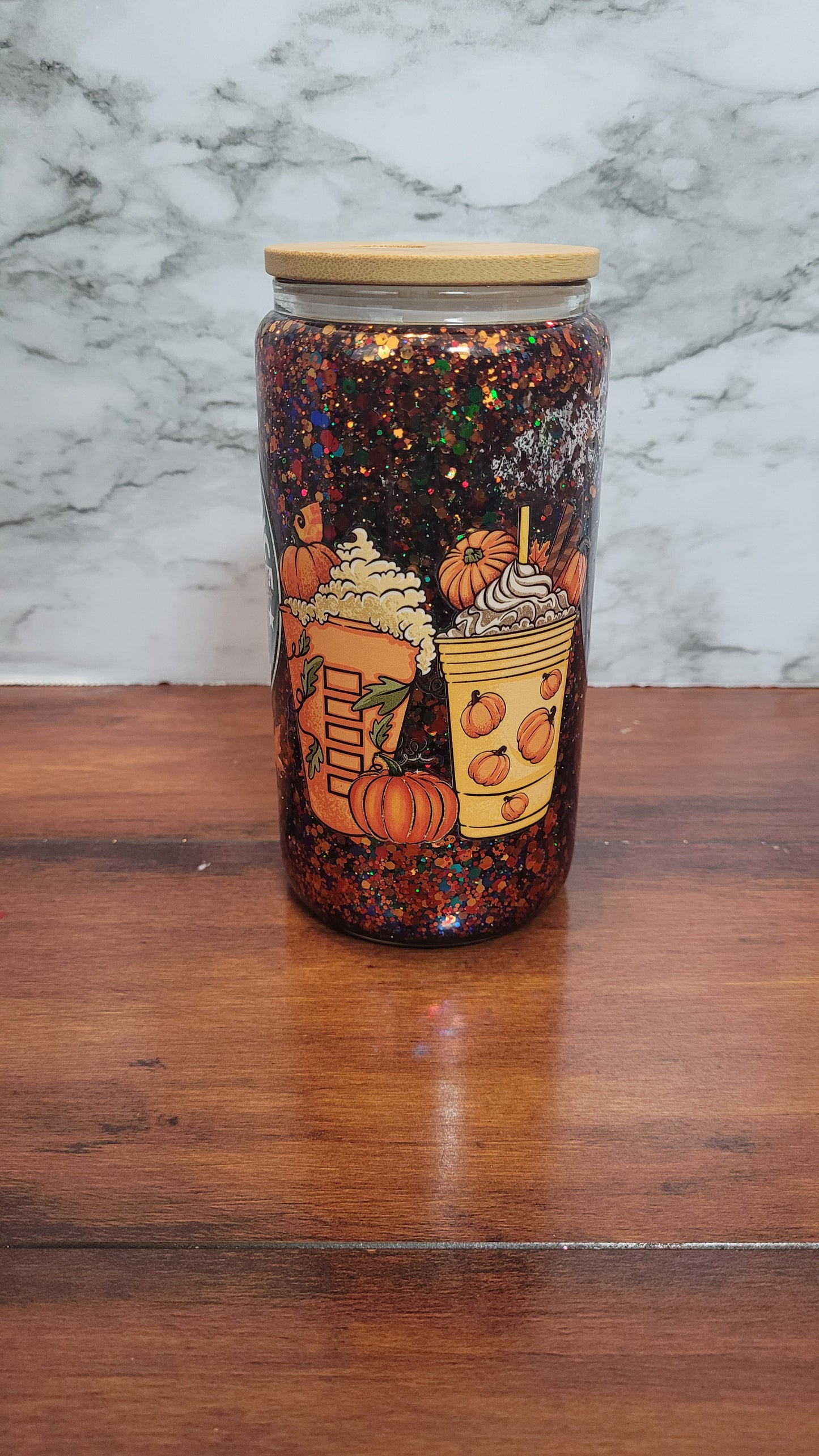 16oz Glitter Globe