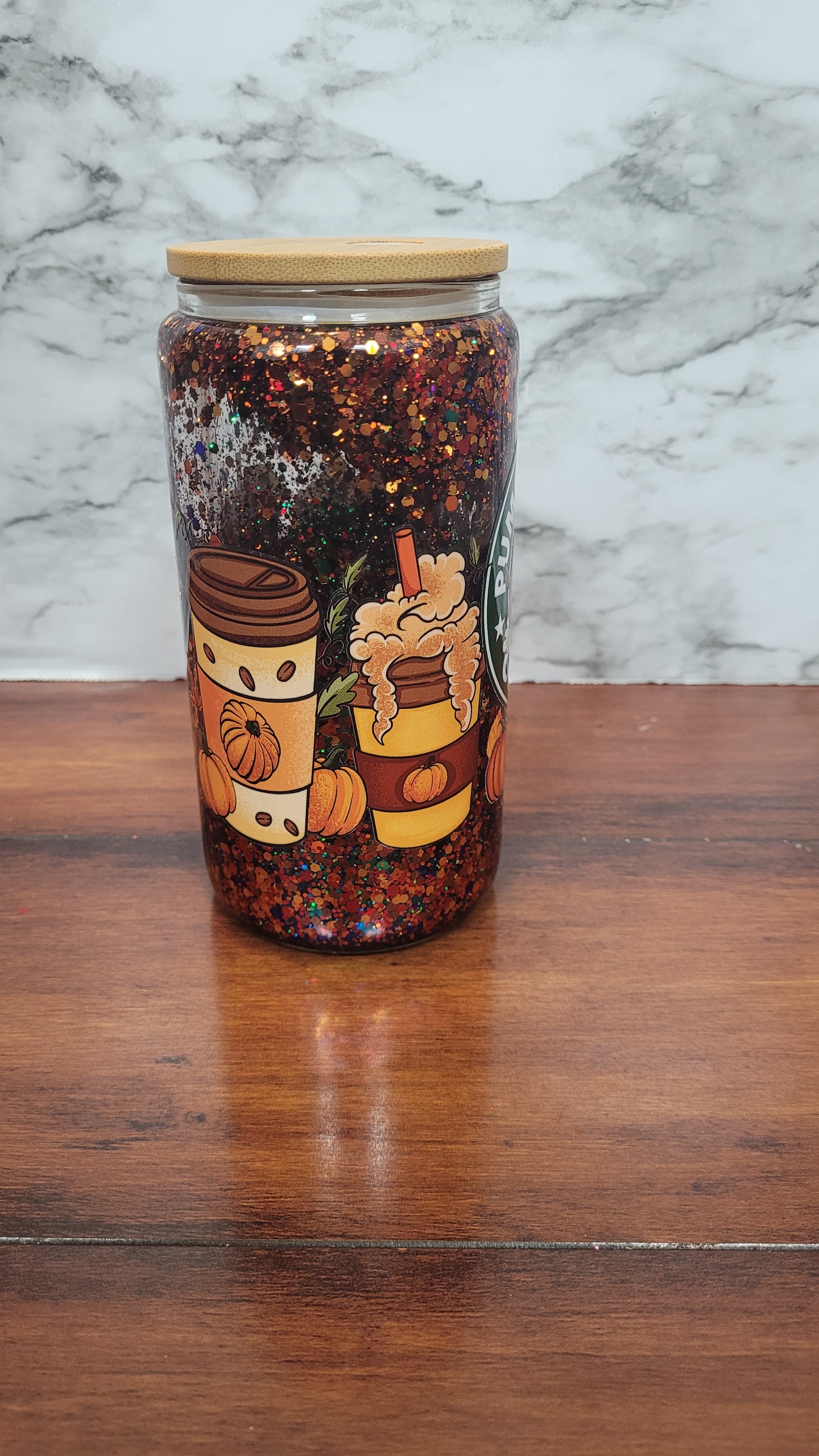 16oz Glitter Globe