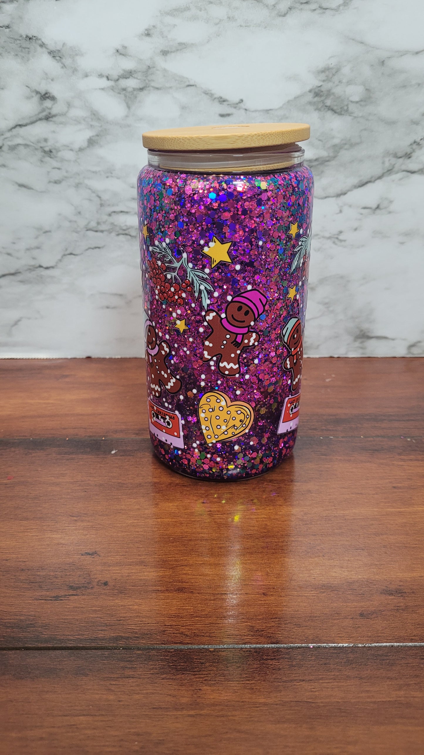 16oz Glitter Globe