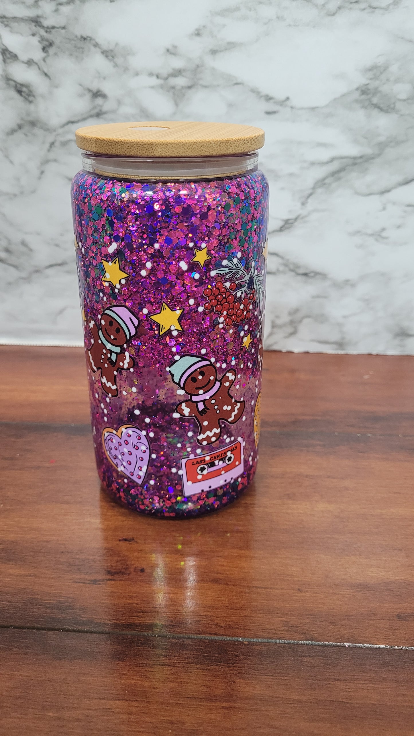 16oz Glitter Globe