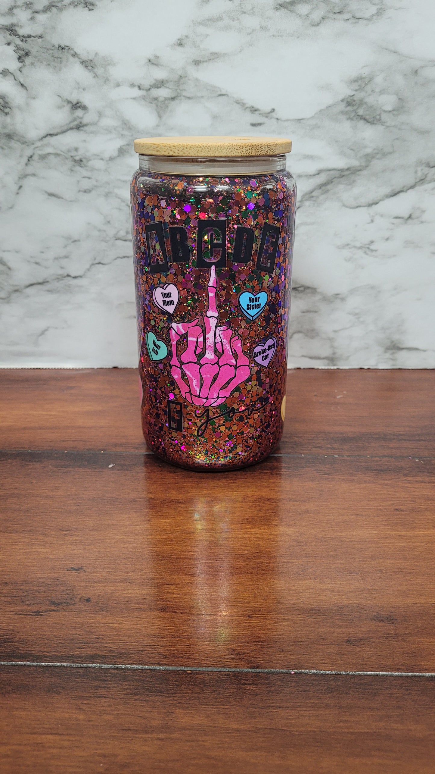 16oz Glitter Globe