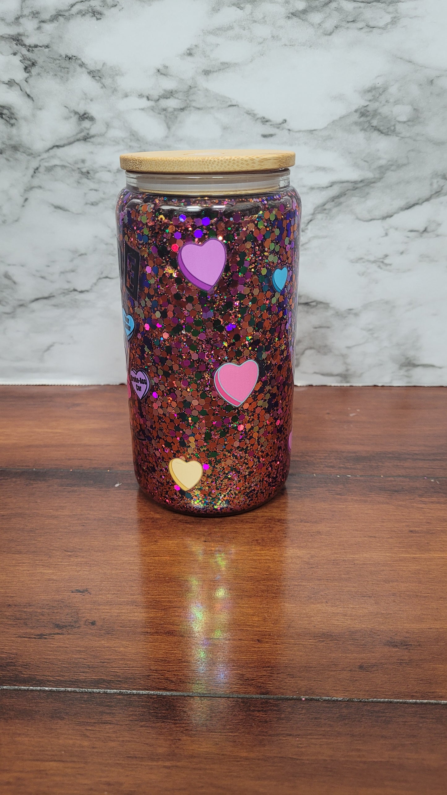 16oz Glitter Globe