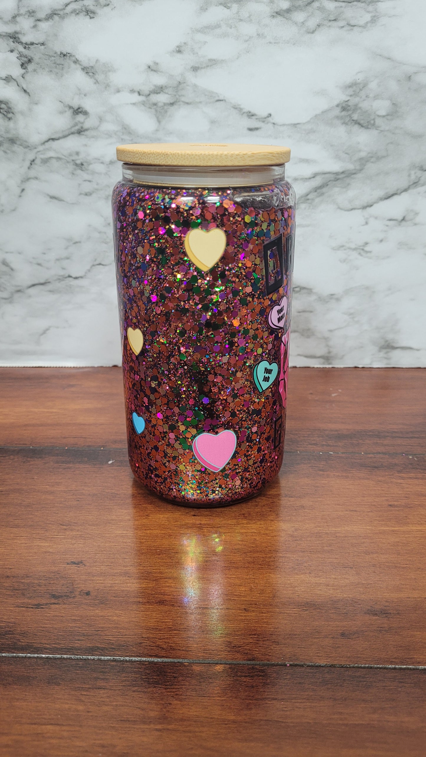 16oz Glitter Globe