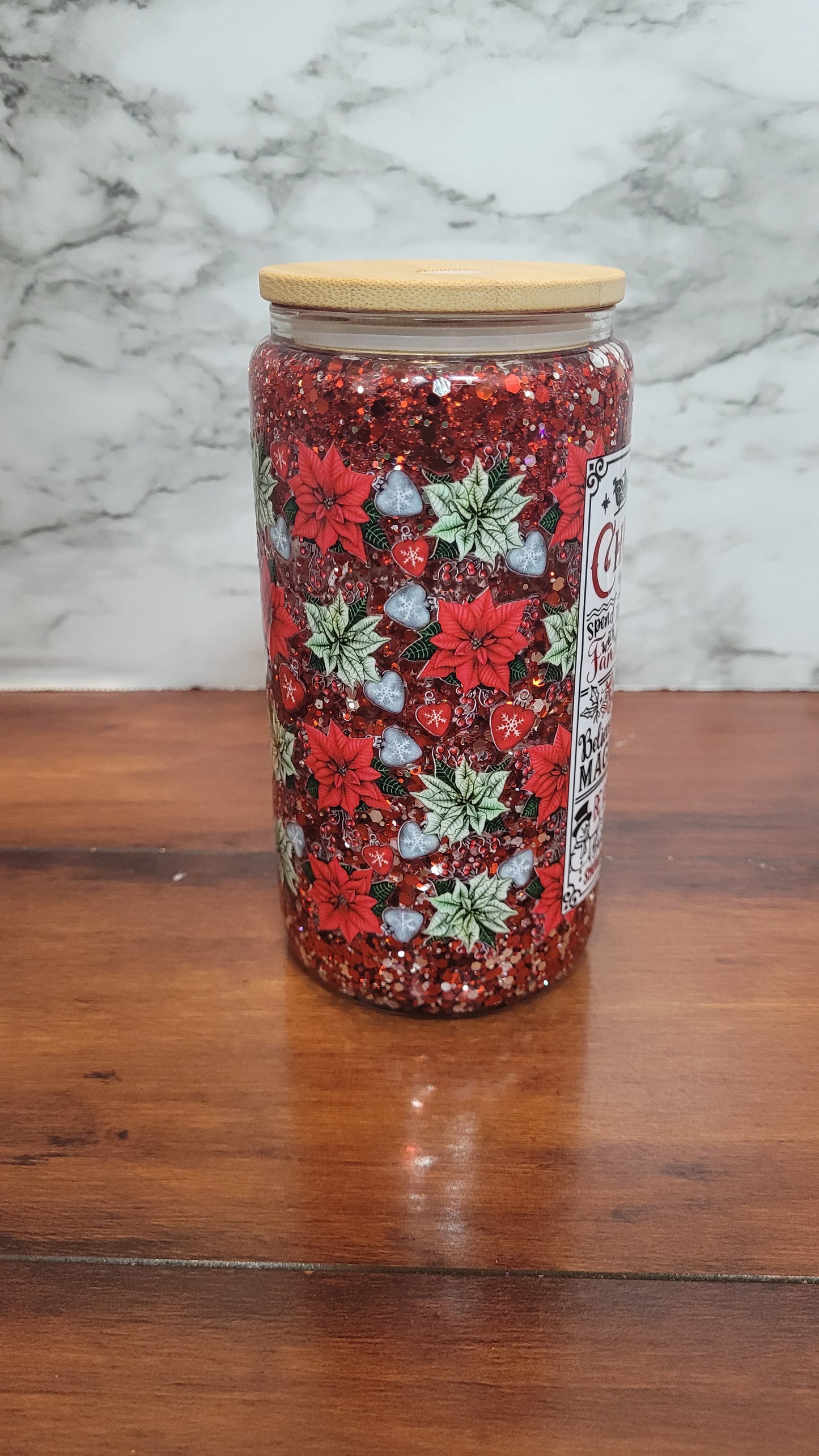 16oz Glitter Globe