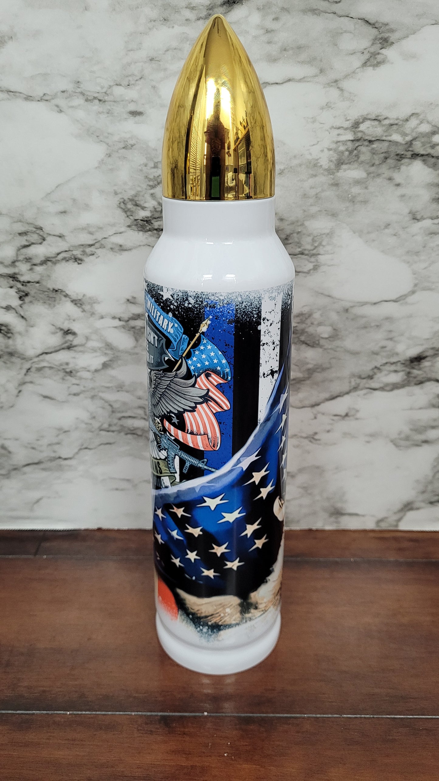 32oz Patriotic Bullet Tumbler