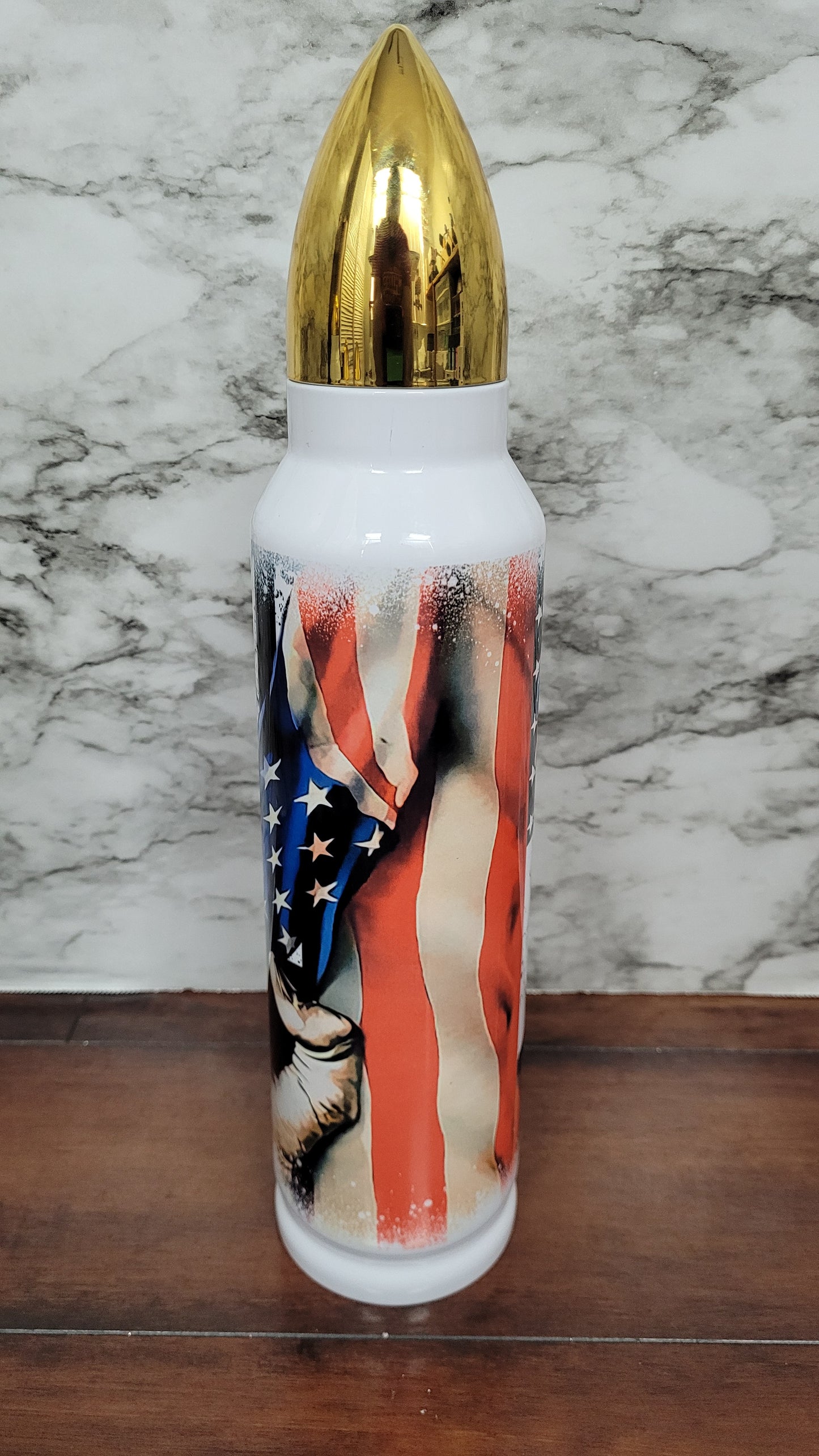 32oz Patriotic Bullet Tumbler